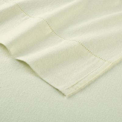 Pointehaven 180 GSM Brushed Cotton Solid Color Soft Flannel Pillowcases Pair, Beige, King