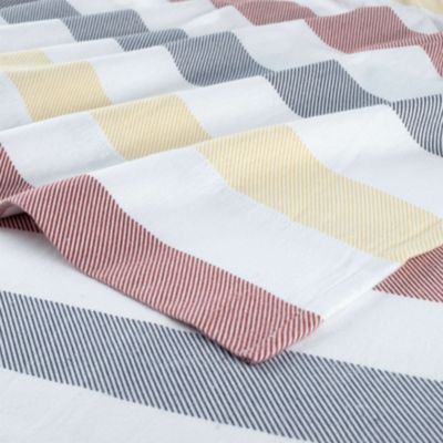 Pointehaven 180 GSM Brushed Cotton Fashion Prints Soft Flannel Pillowcases Pair, King