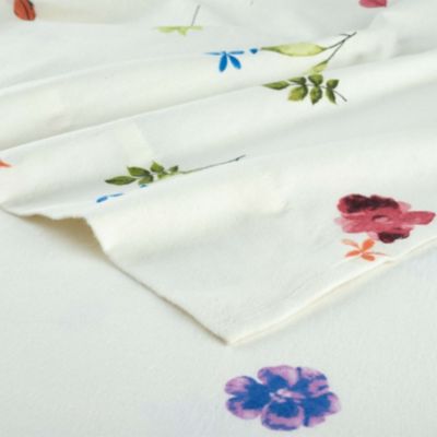 Pointehaven 180 GSM Brushed Cotton Fashion Prints Soft Flannel Pillowcases Pair, King