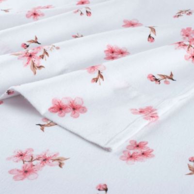 Pointehaven 180 GSM Brushed Cotton Fashion Prints Soft Flannel Pillowcases Pair, King