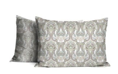 Pointehaven 170 GSM Over-Sized Brushed Cotton Solid and Print Pillowcases, Standard