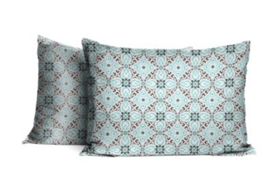 Pointehaven 170 GSM Over-Sized Brushed Cotton Solid and Print Pillowcases, Standard