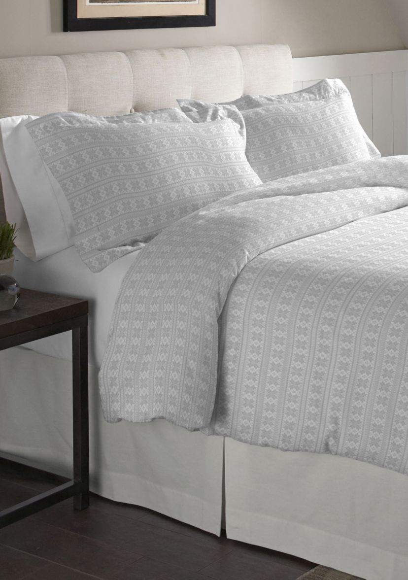 Superior Weight Cotton Flannel Duvet Set