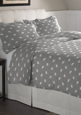 Superior Weight Cotton Flannel Duvet Set