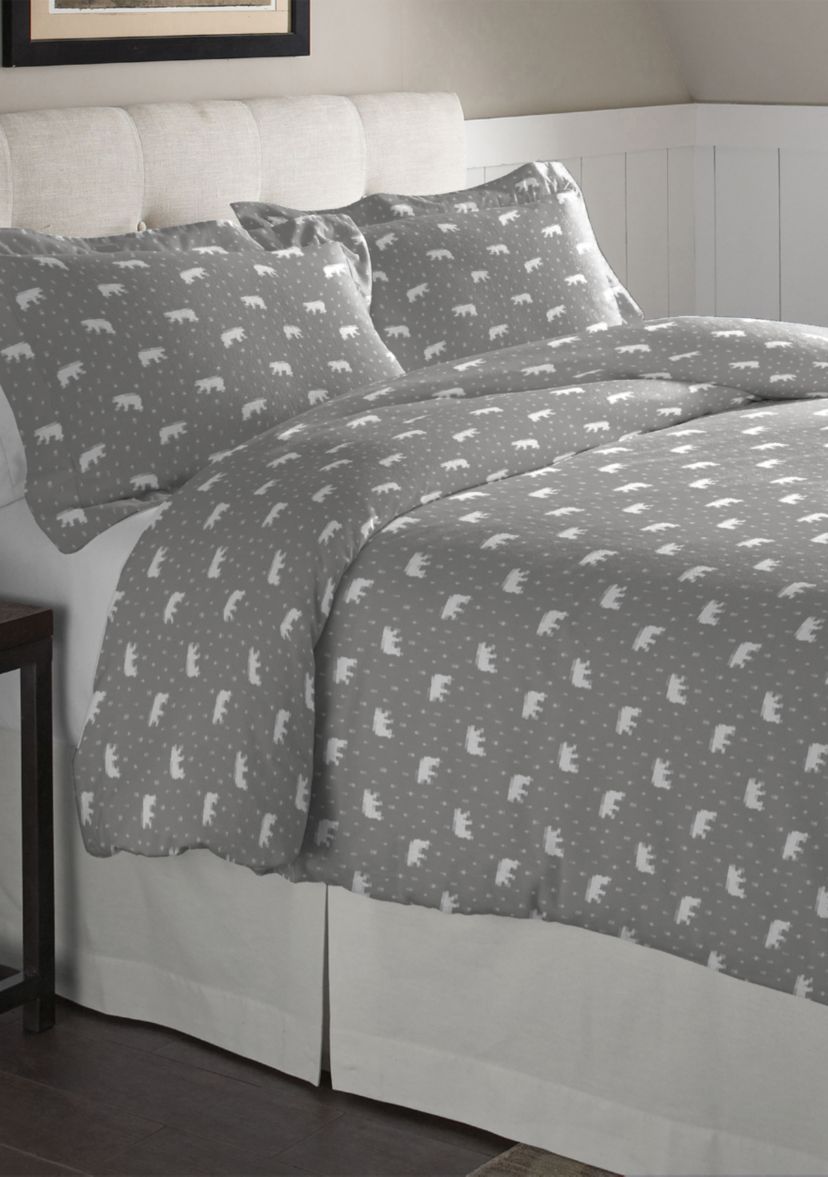 Superior Weight Cotton Flannel Duvet Set