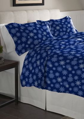 Pointehaven Superior Weight Cotton Flannel Duvet Set