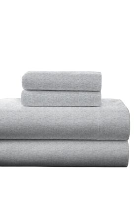 Pointehaven Heavy Weight Cotton Flannel Sheet Set, Grey, Twin