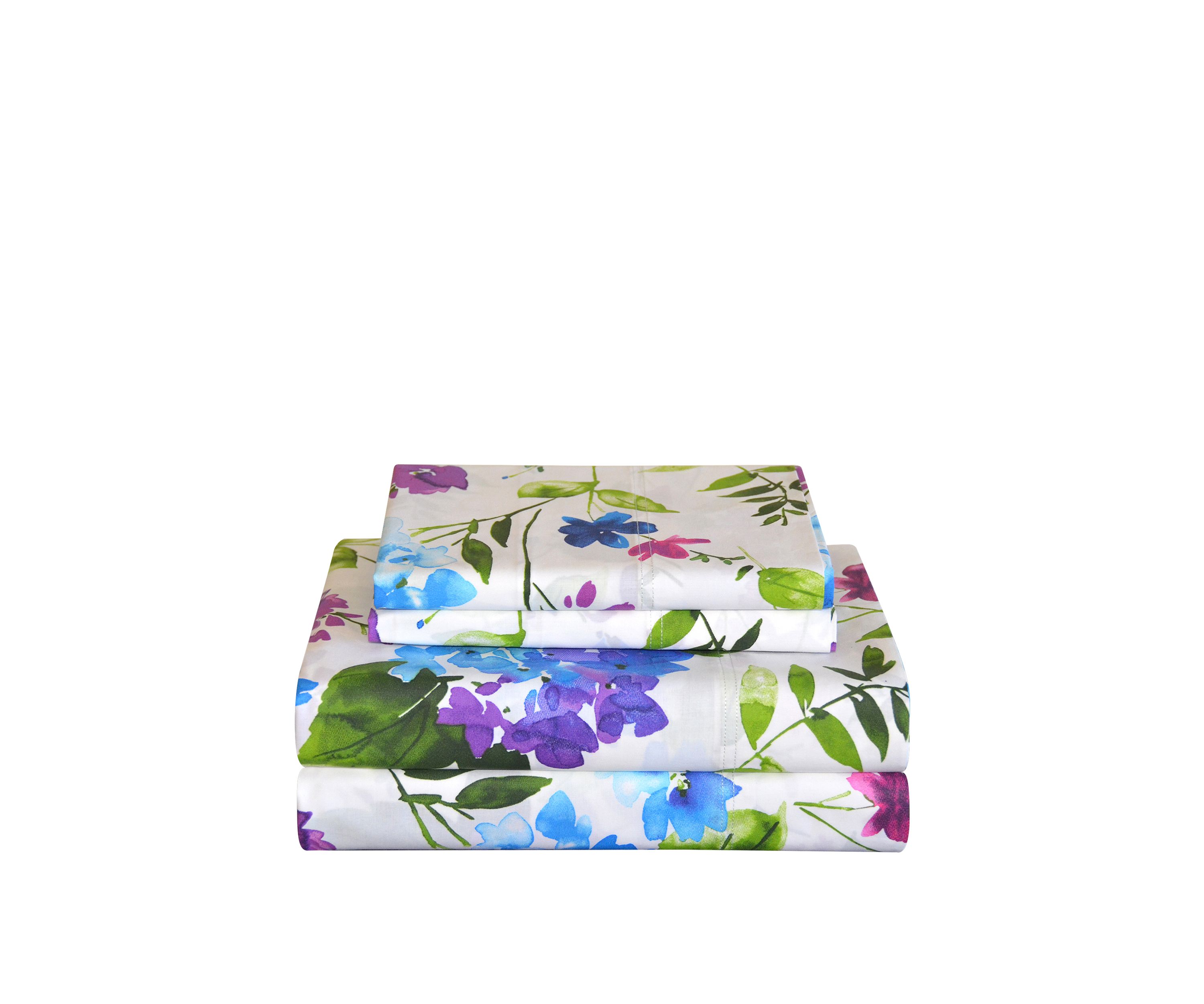 Celeste Home Percale Cotton Sheet Set