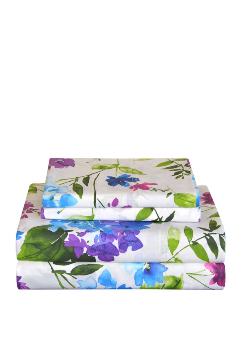 Celeste Home Percale Cotton Sheet Set