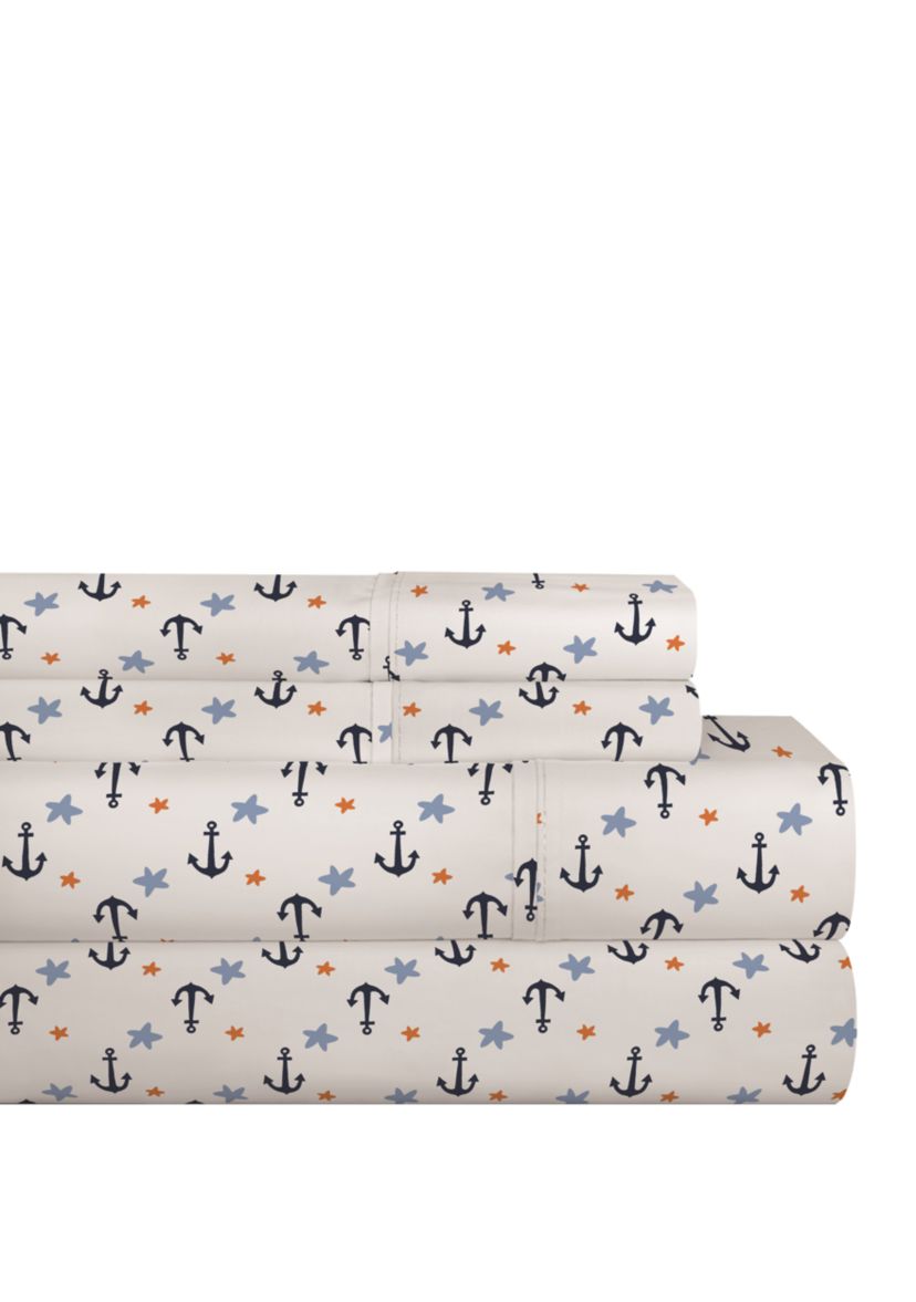 200 TC Percale Cotton Sheet Set