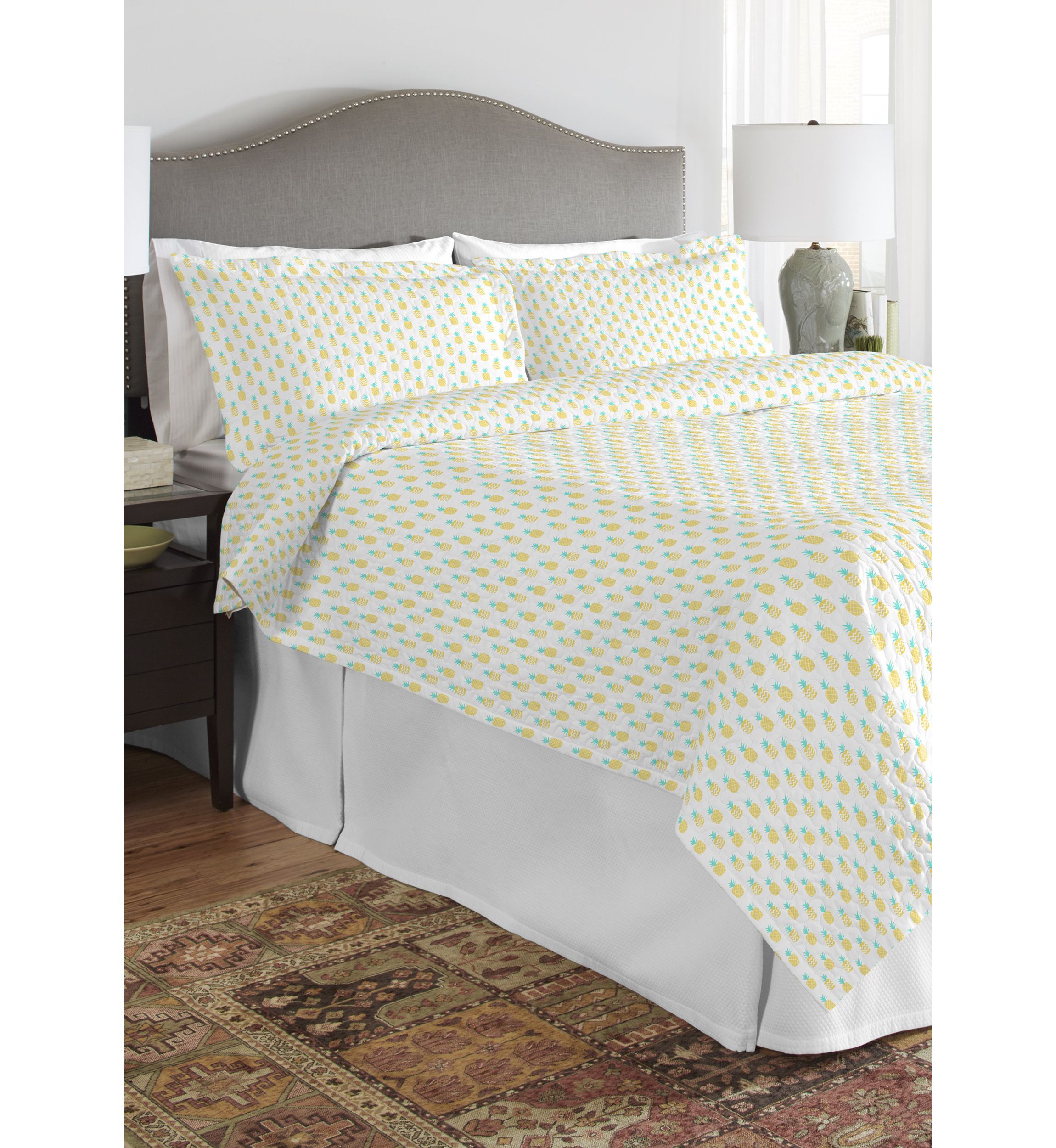200 Thread Count Percale Cotton Quilt Set