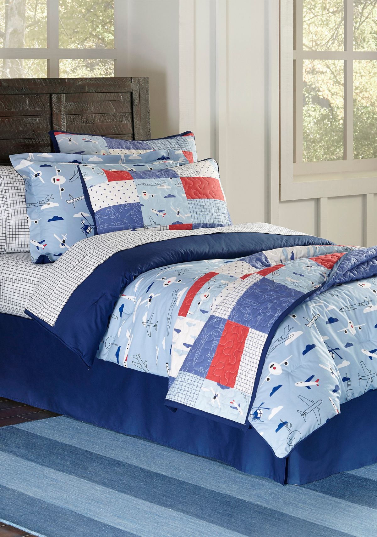 Lullaby Bedding Airplane Comforter Set