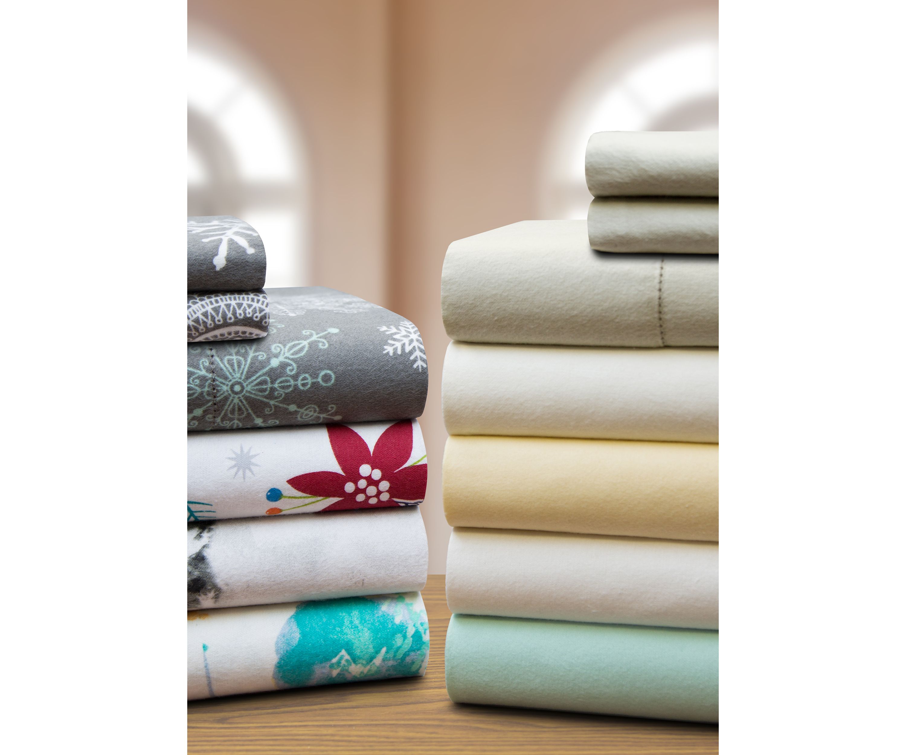 Celeste Home Velvet Soft Luxury Cotton Flannel Duvet Set