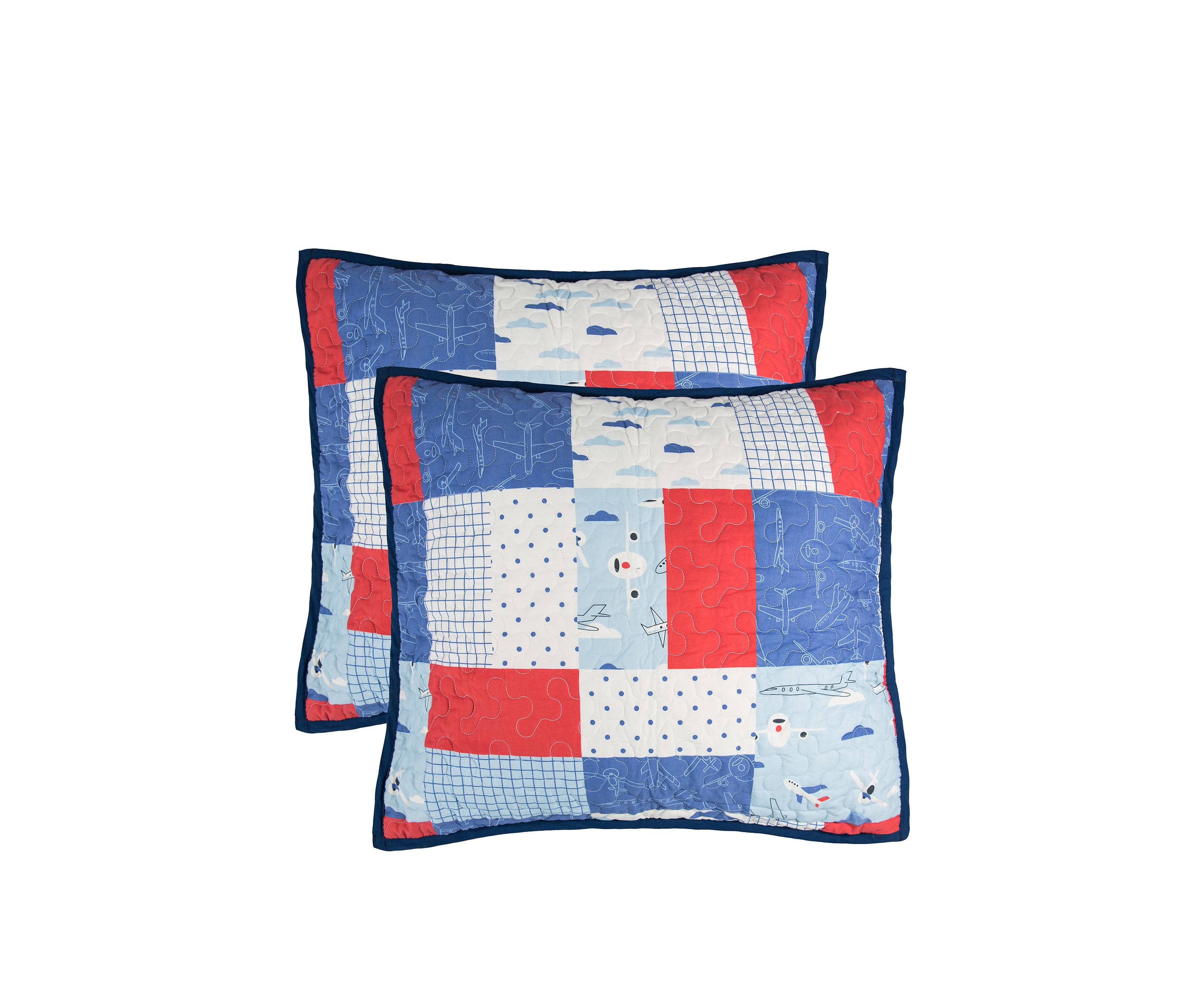 Lullaby Bedding Airplane Euro Shams