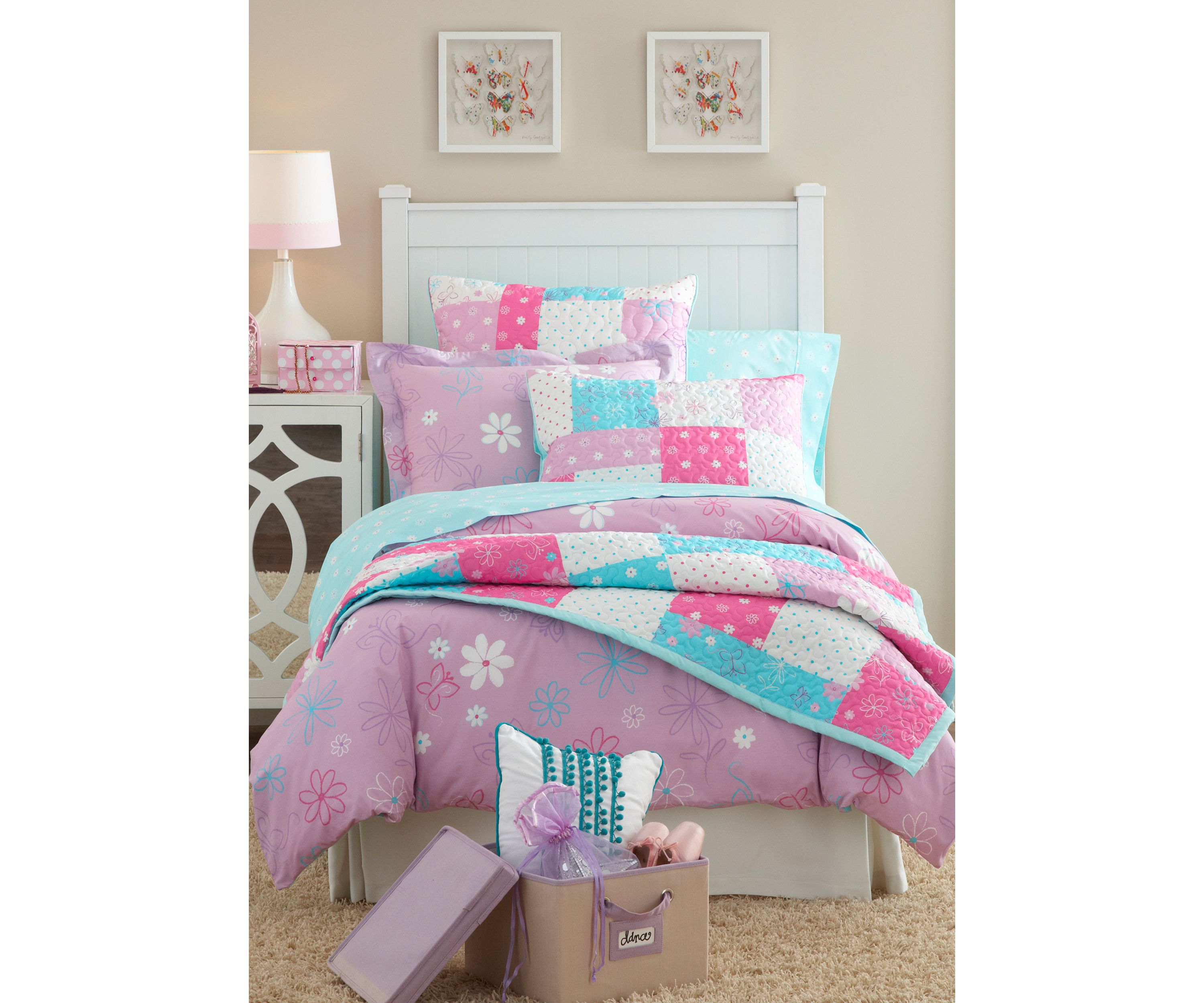 Lullaby Bedding Butterfly Garden Standard Pillow Case
