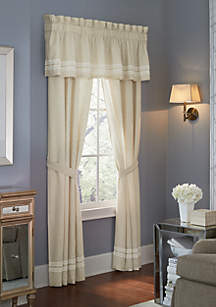 Window Curtains Amp Drapes White Gold Floral Amp More Belk
