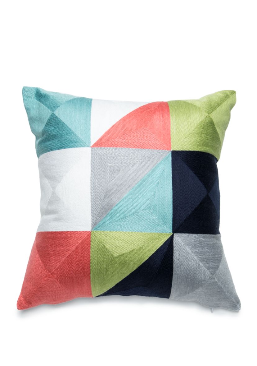 Blake Colorblock Throw Pillow