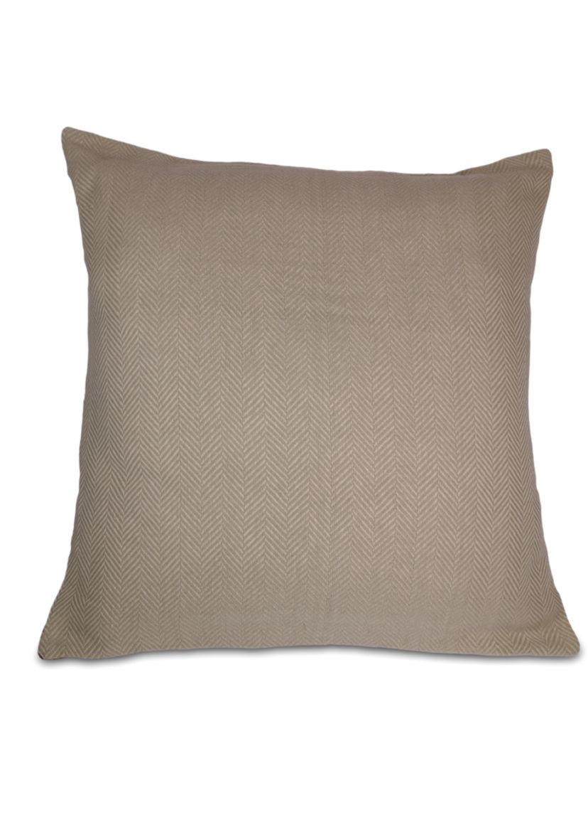 Orla Brown Herringbone Euro Sham 26-in. x 26-in.