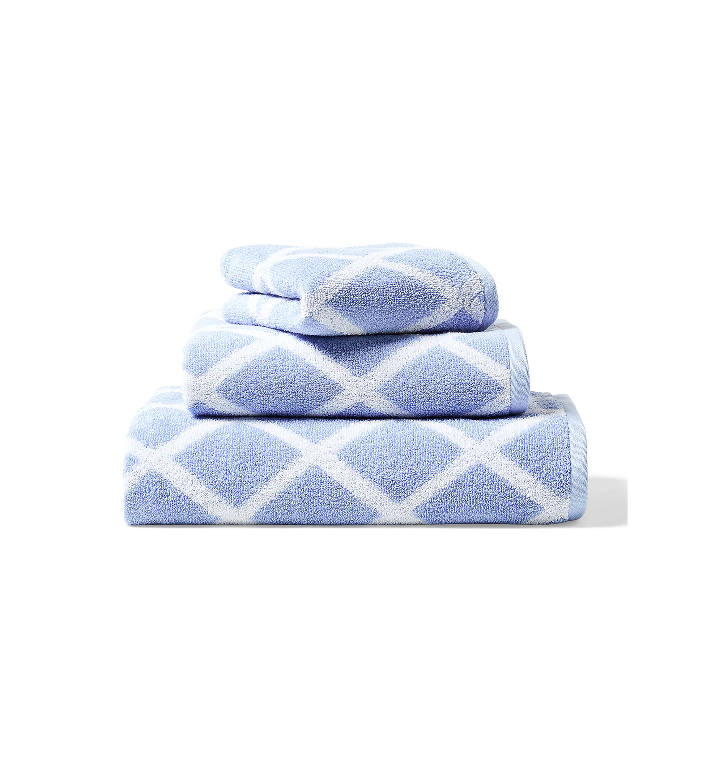Sanders Diamond Bath Towels