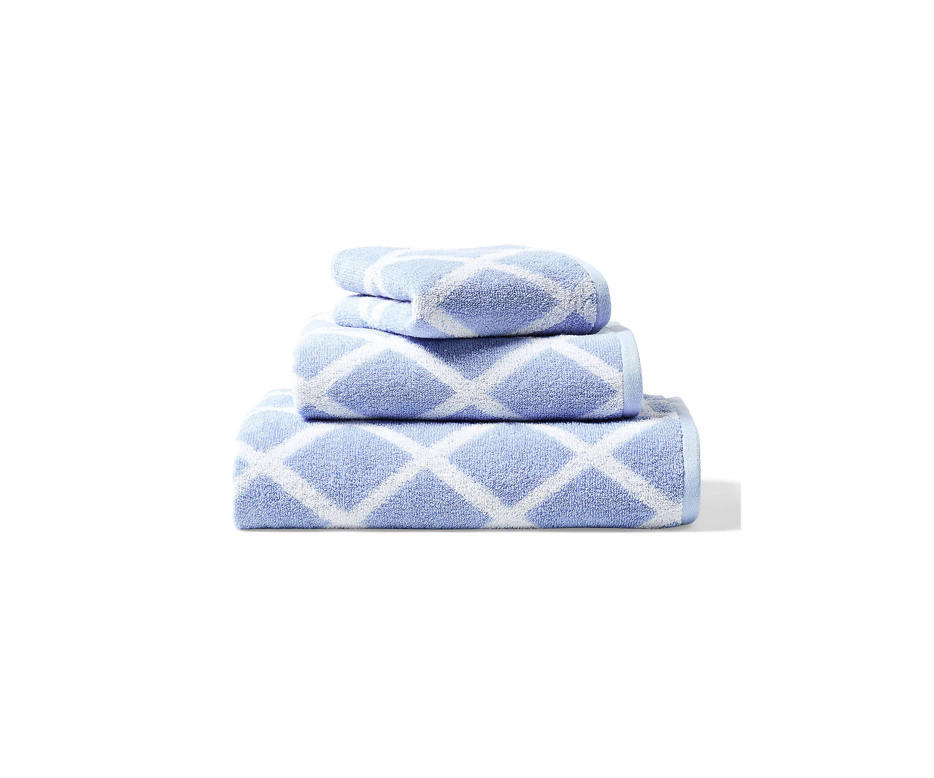 Sanders Diamond Bath Towels