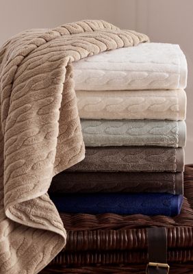 Lauren Ralph Lauren Home Sanders Cable Bath Towels | Belk