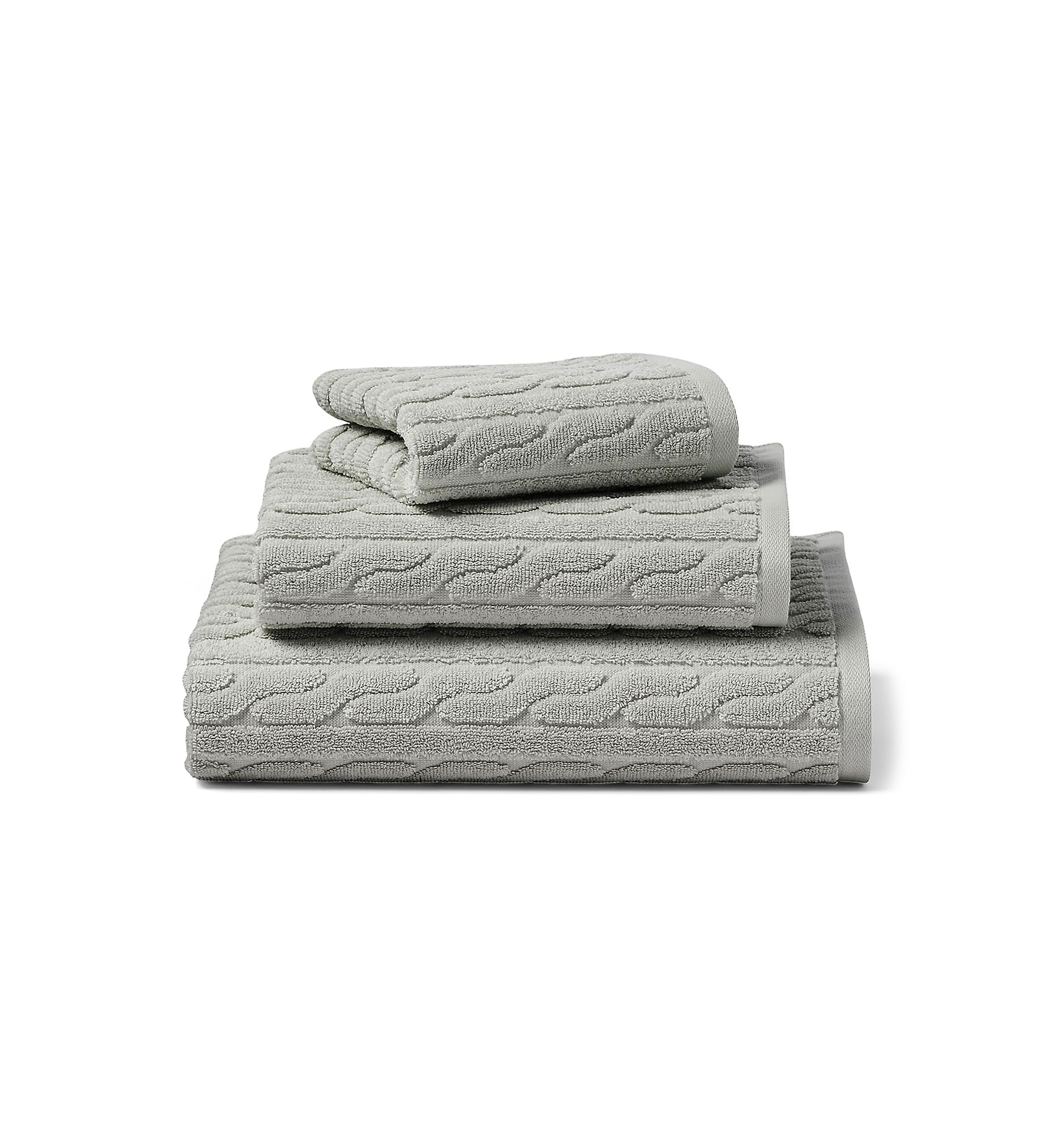 Sanders Cable Bath Towels