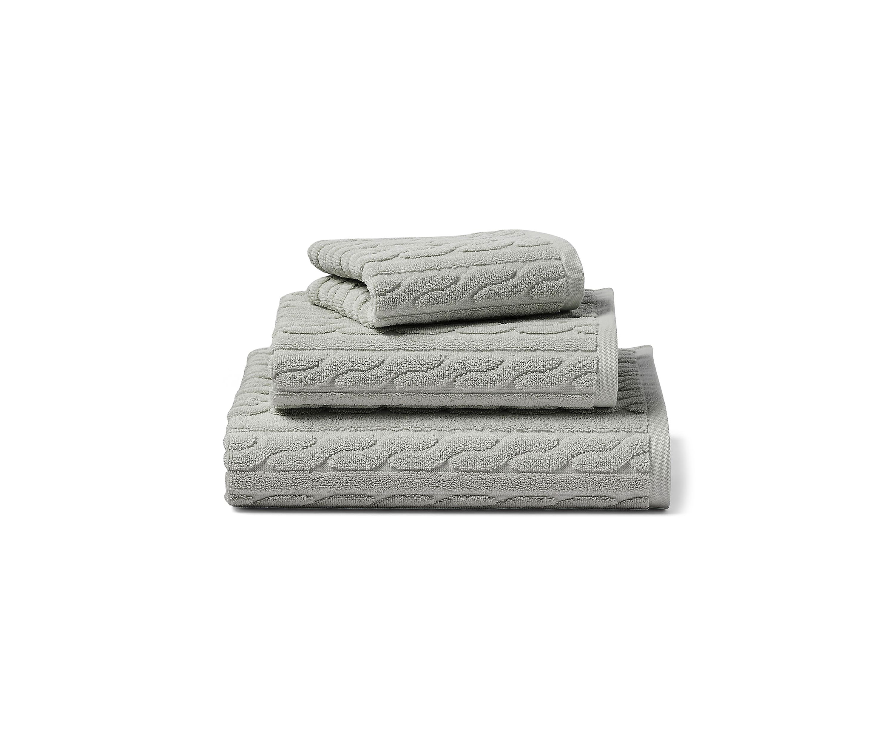 Sanders Cable Bath Towels