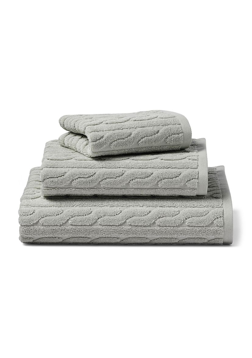 Sanders Cable Bath Towels