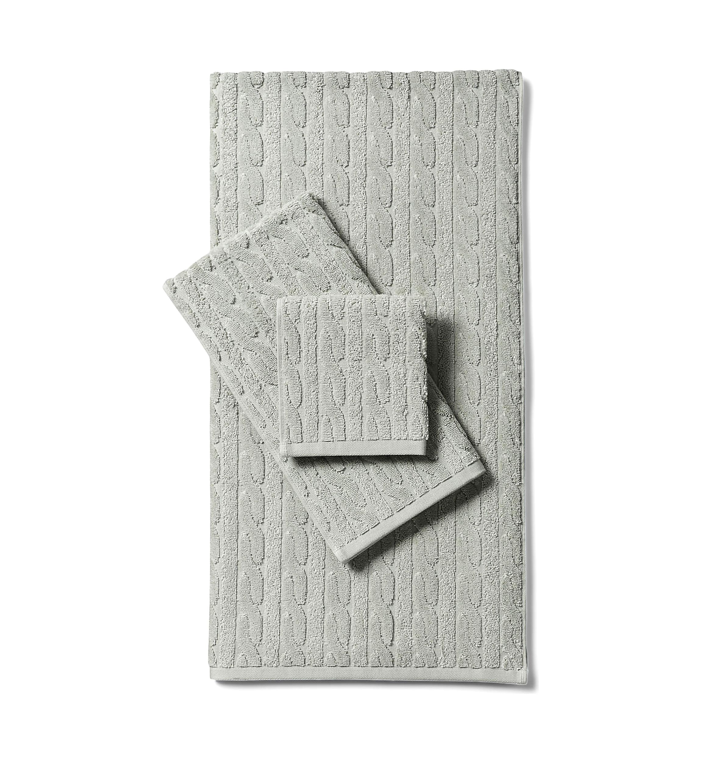 Sanders Cable Bath Towels
