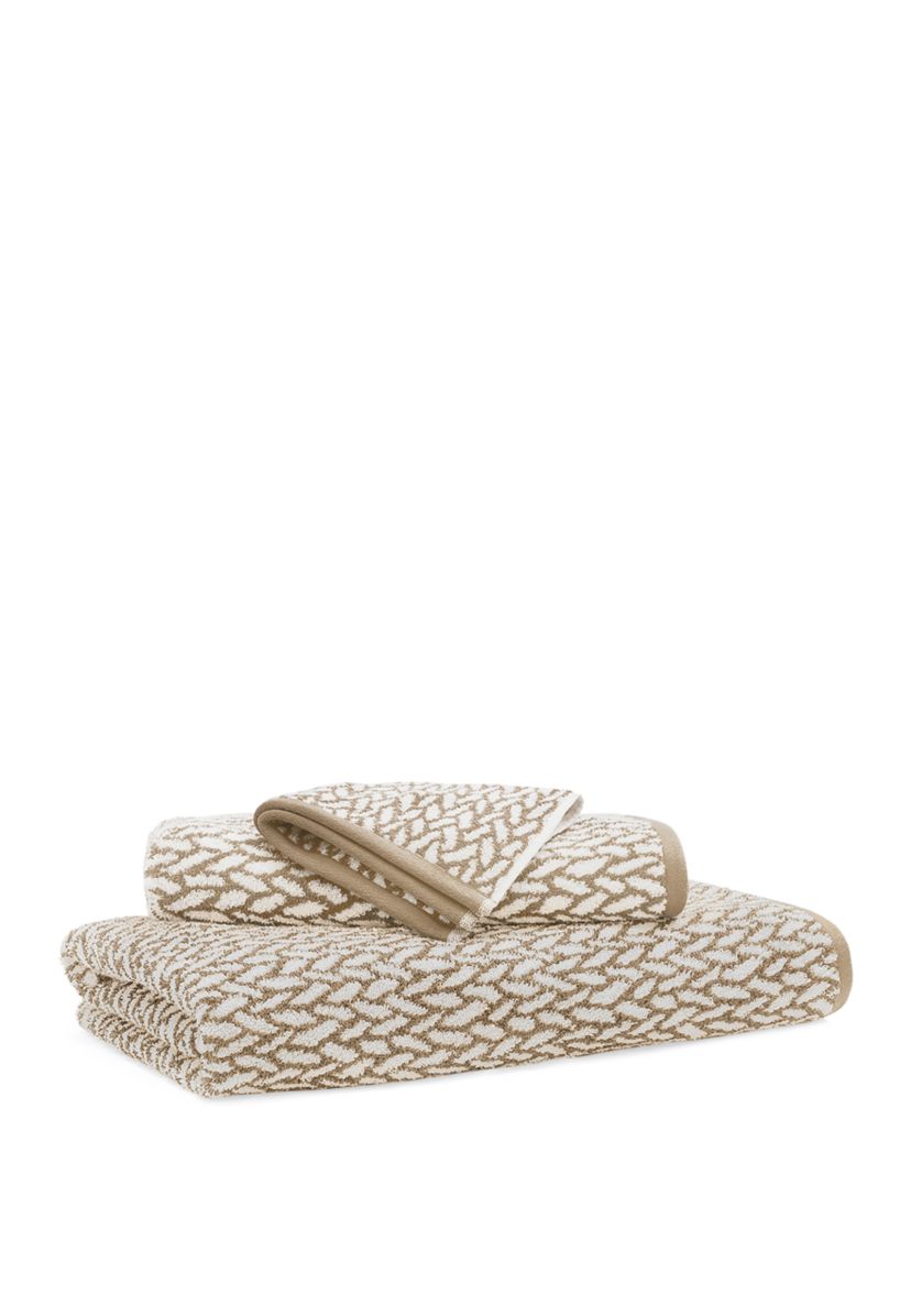 Sanders Antimicrobial Basket Weave Bath Towel Collection