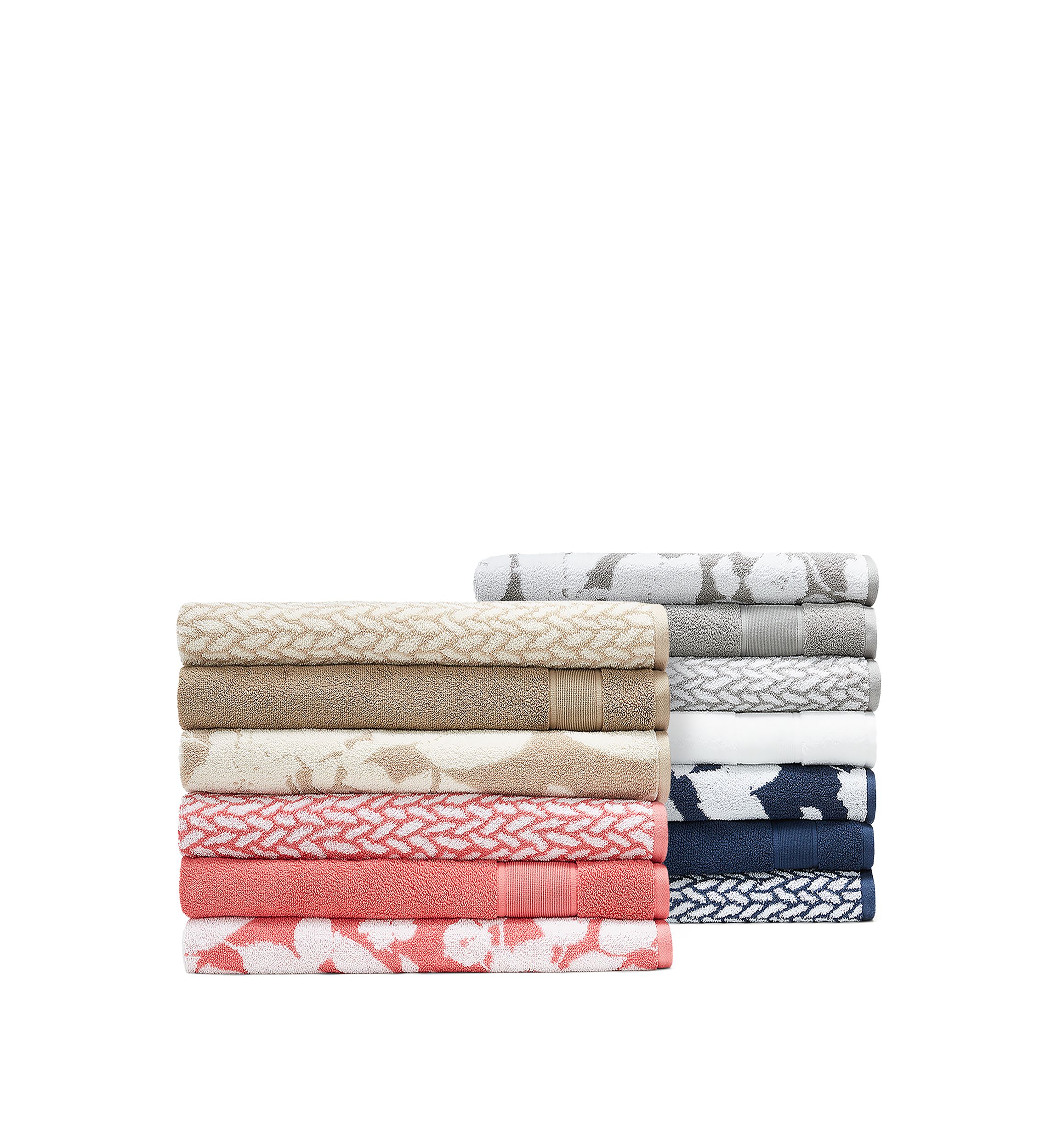 Sanders Antimicrobial Basket Weave Bath Towel Collection