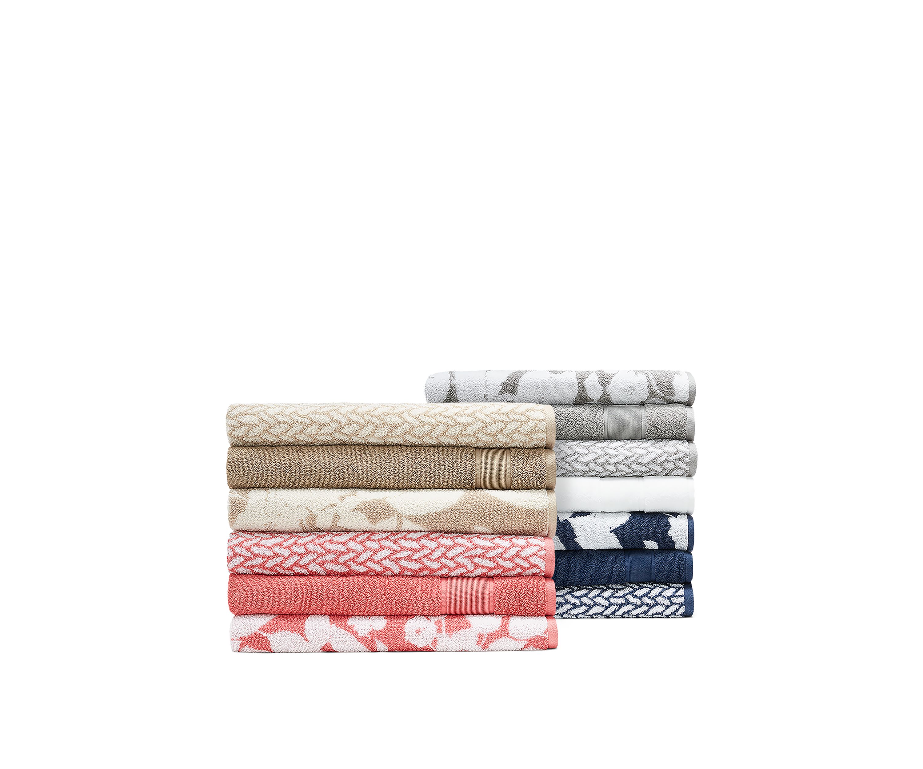 Sanders Antimicrobial Basket Weave Bath Towel Collection
