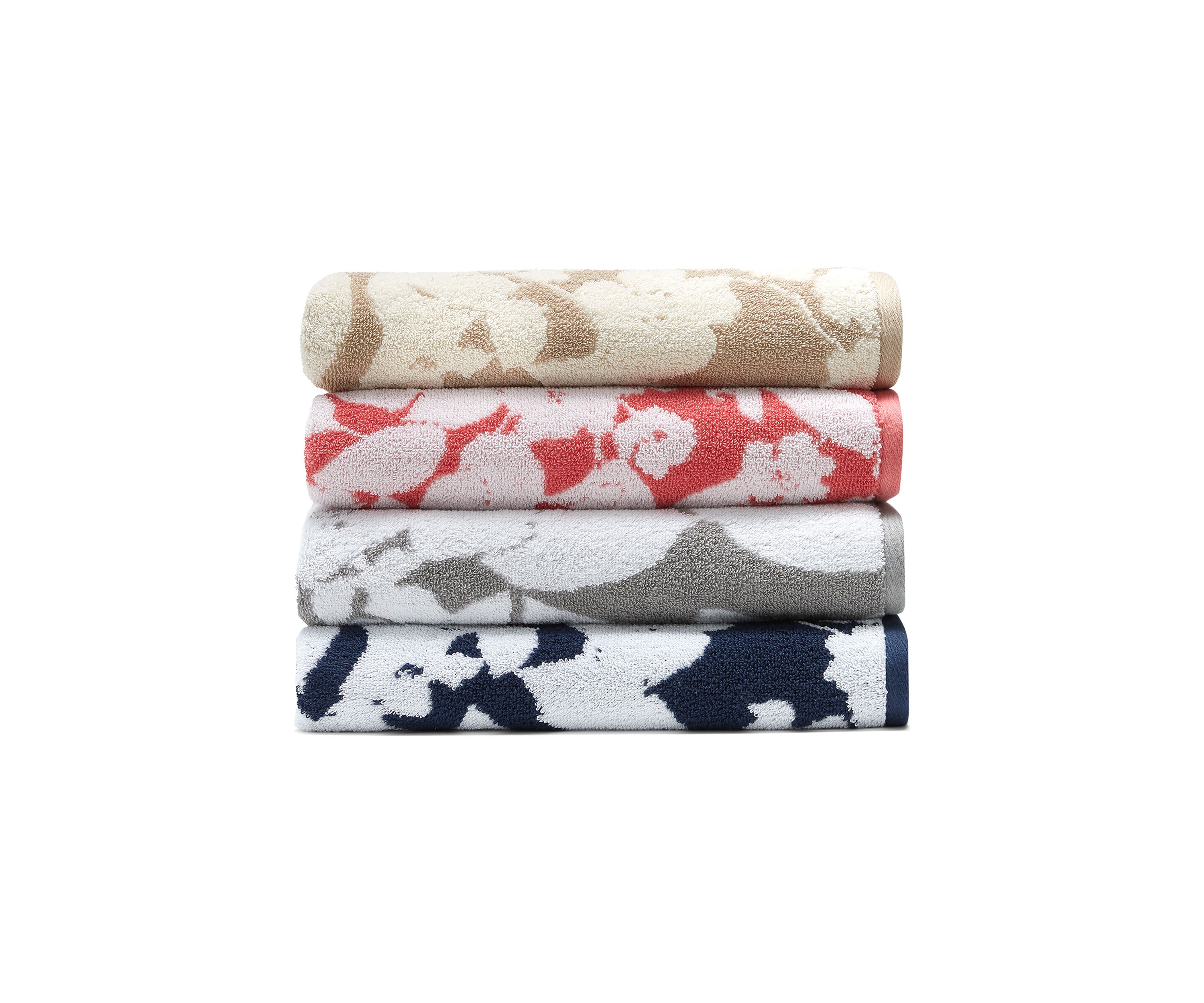 Sanders Antimicrobial Floral Bath Towel Collection