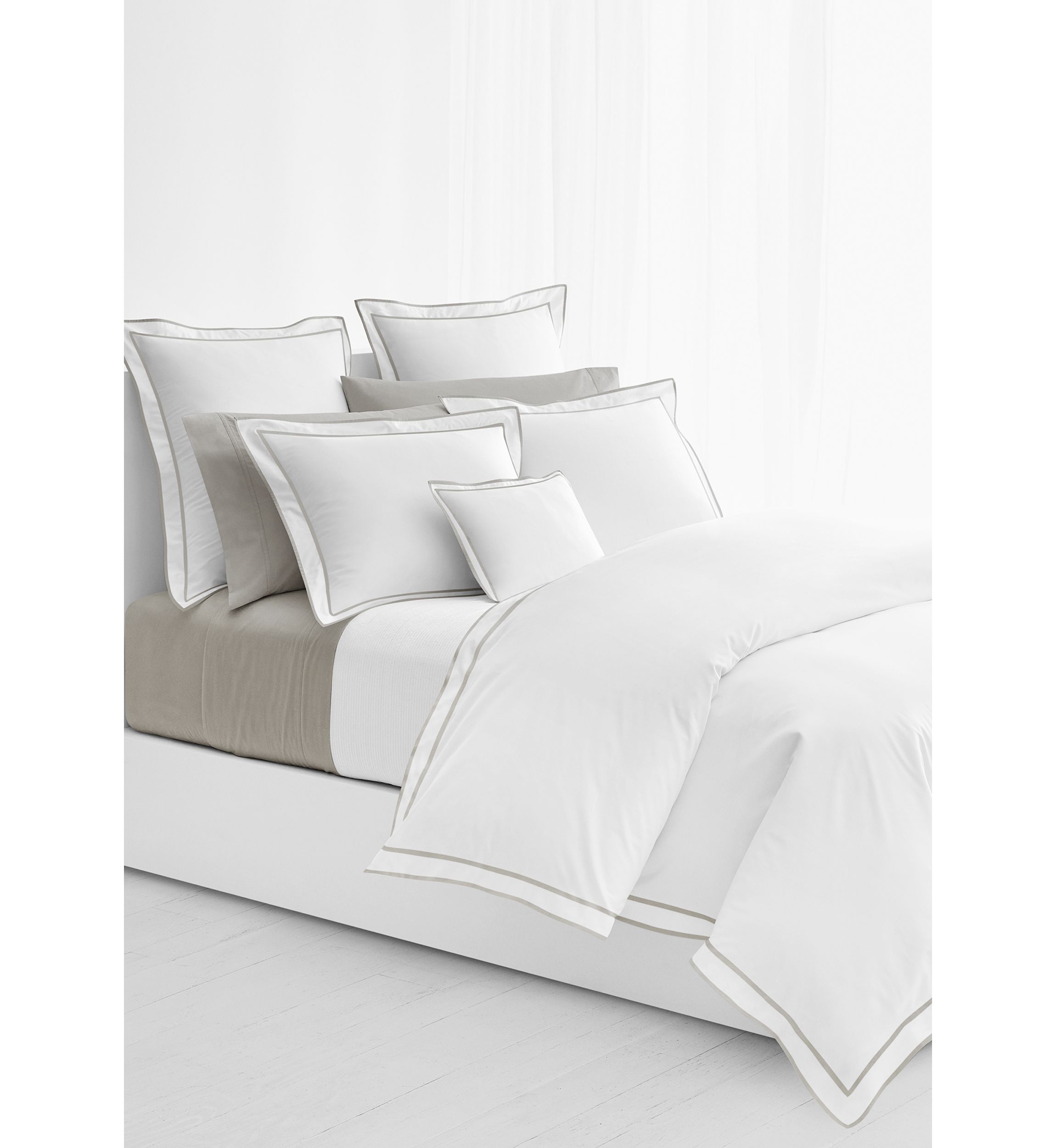 Spencer Sateen Border Duvet Cover