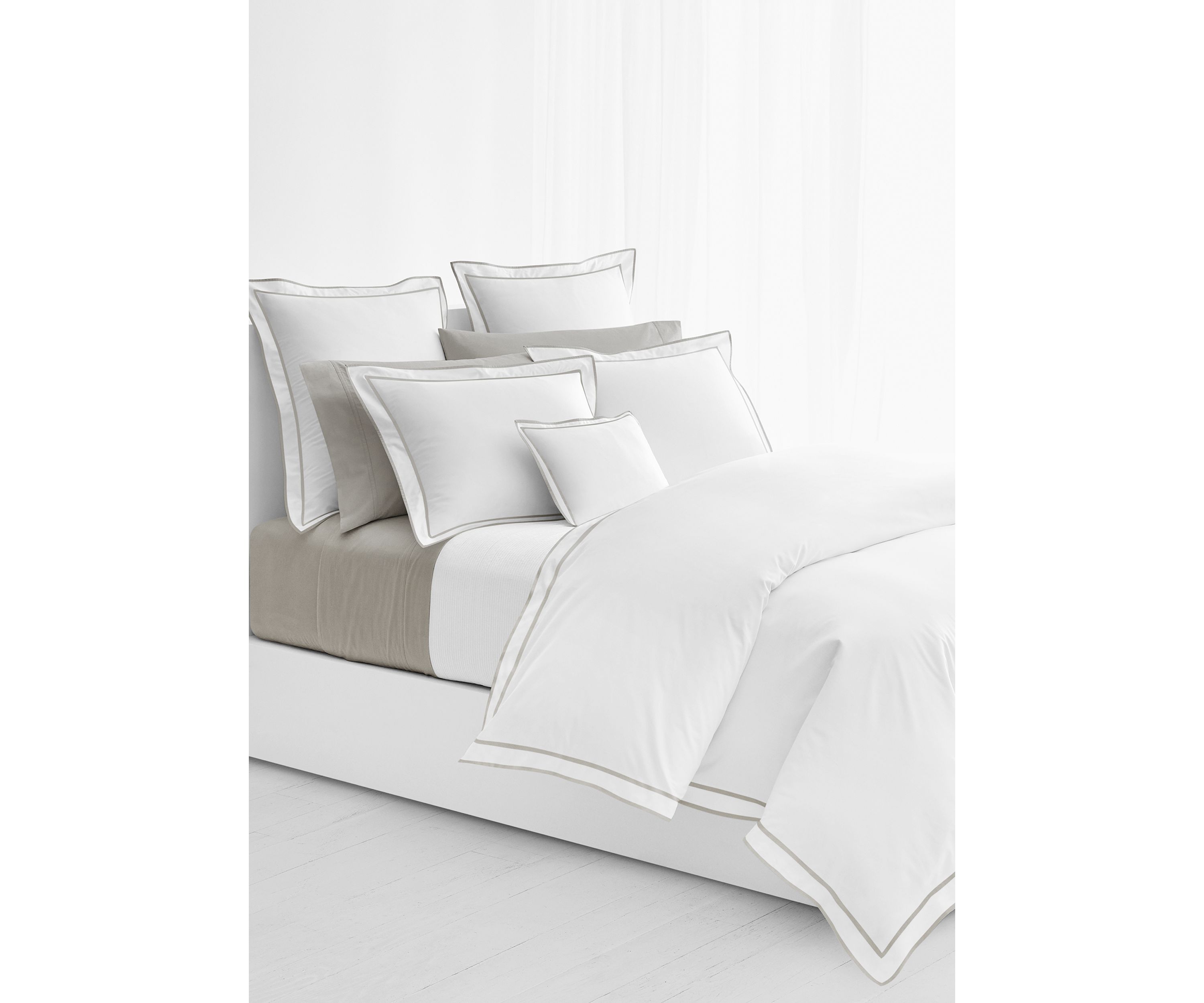 Spencer Sateen Border Duvet Cover