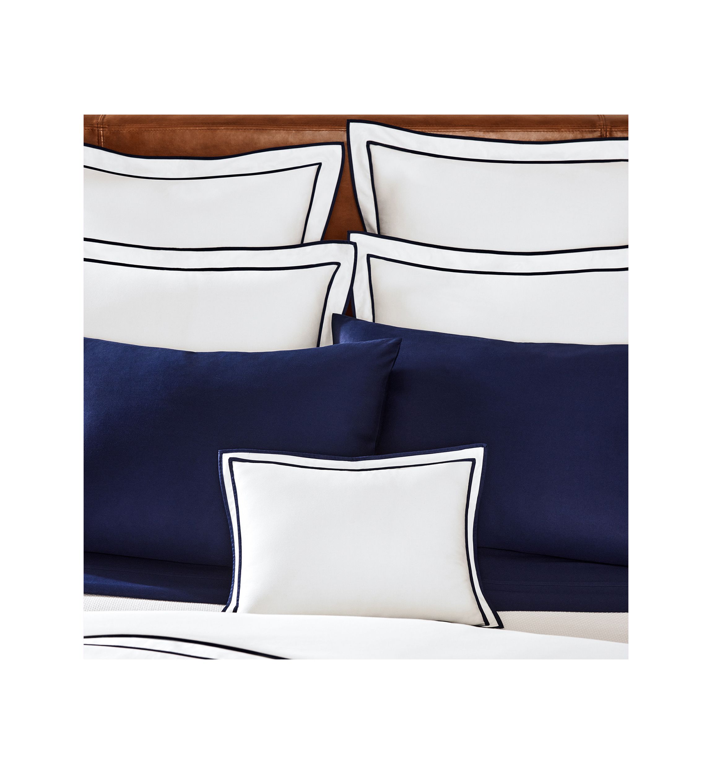 Spencer Sateen Border Throw Pillow