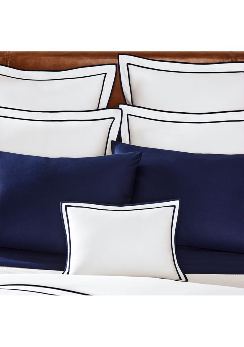 Spencer Sateen Border Throw Pillow