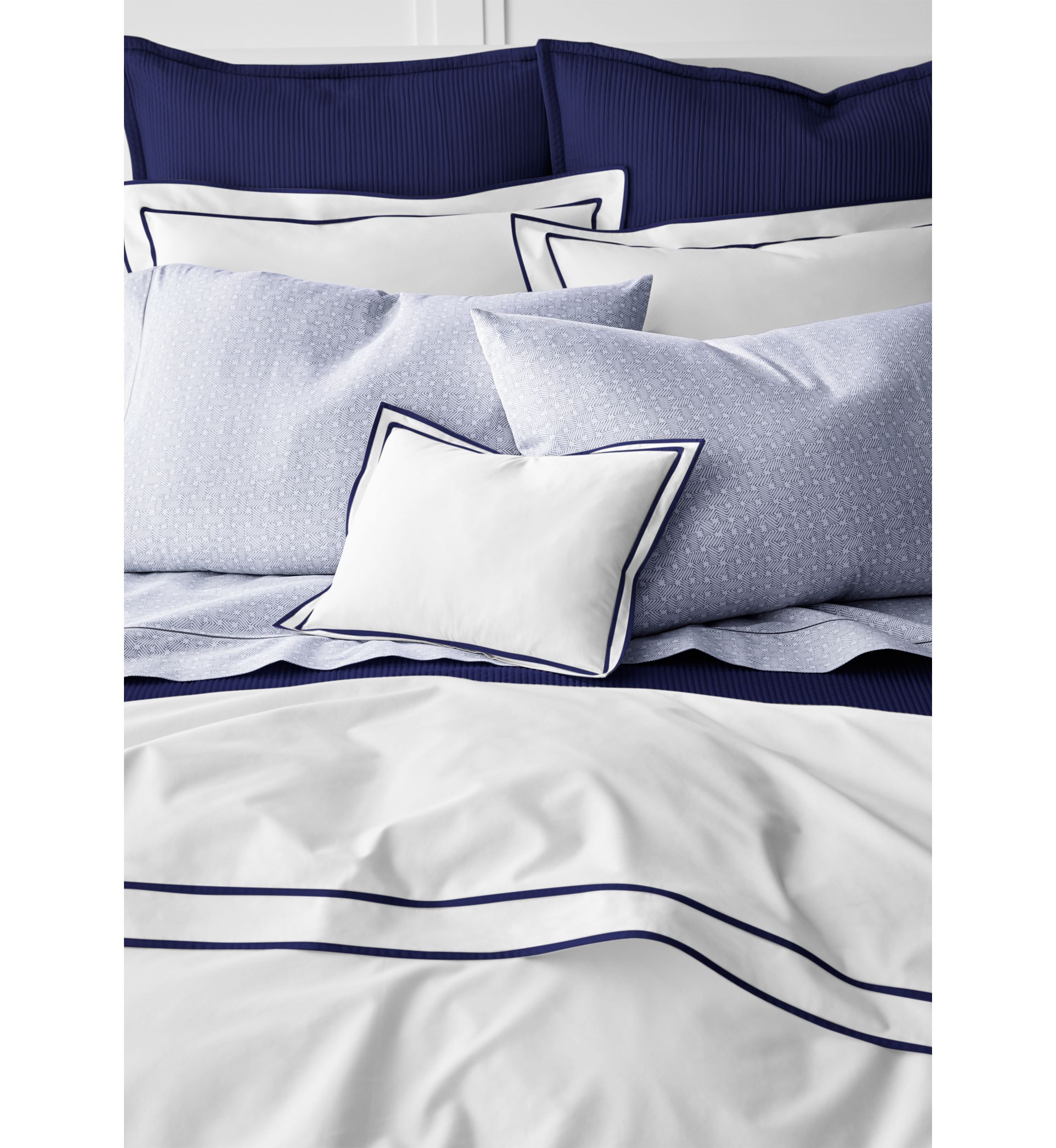 Spencer Sateen Border Throw Pillow