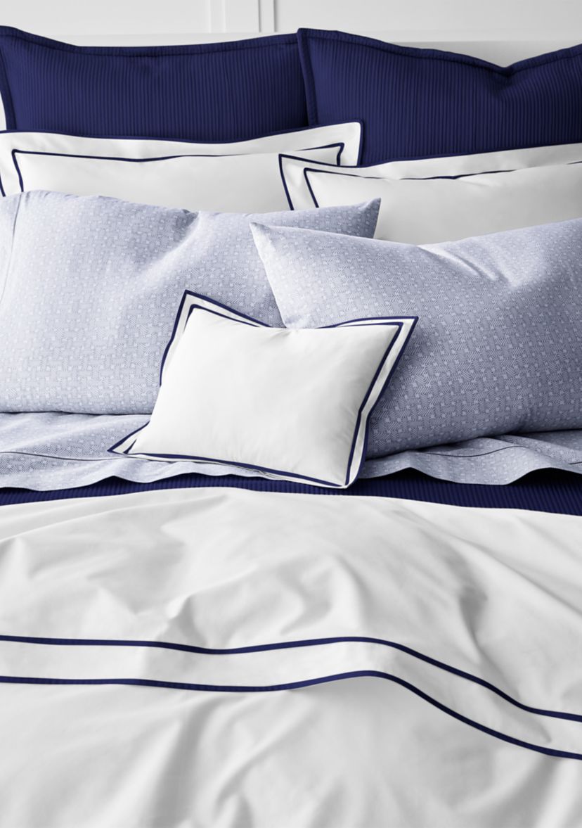 Spencer Sateen Border Throw Pillow