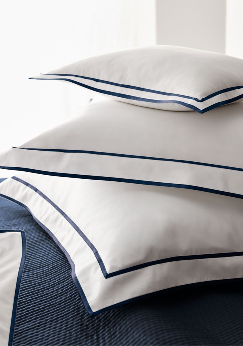 Spencer Sateen Border Throw Pillow