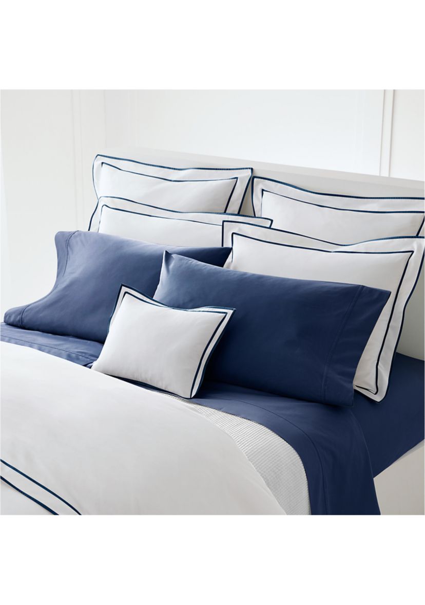 Spencer Sateen Border Throw Pillow