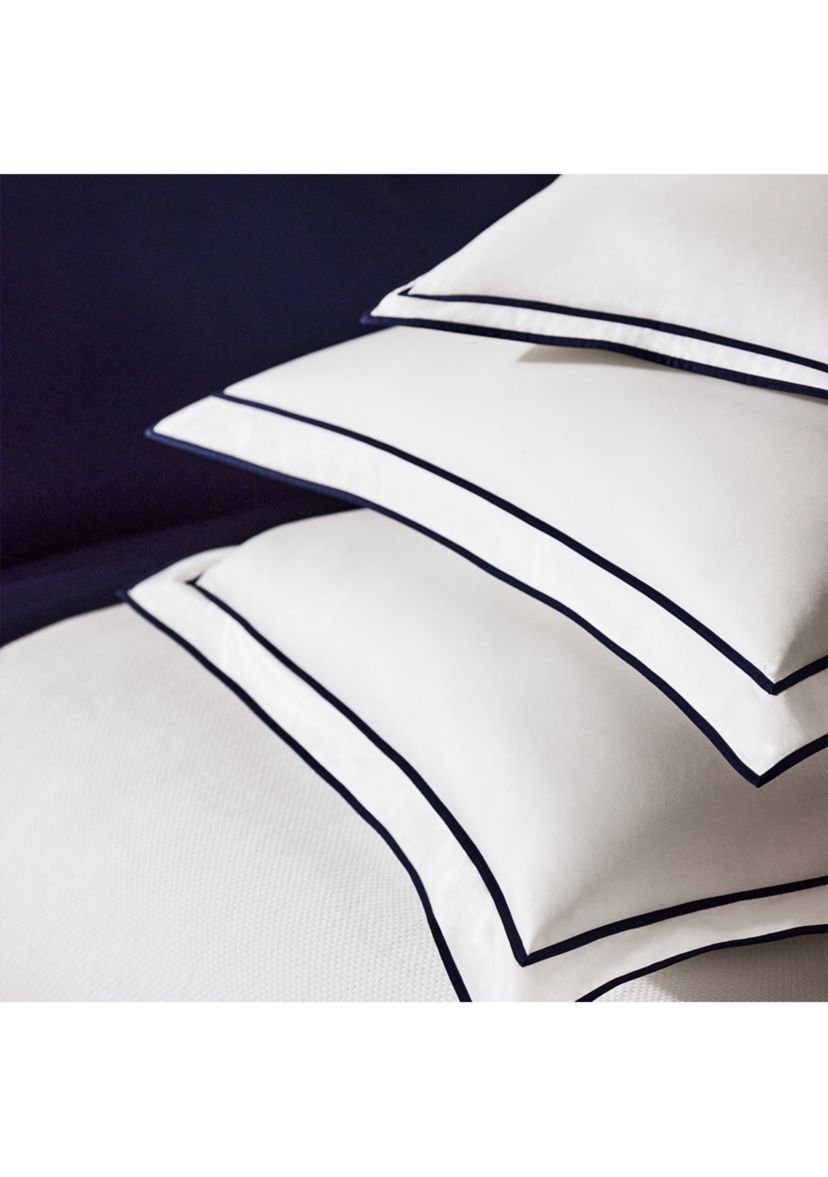 Spencer Sateen Border Throw Pillow