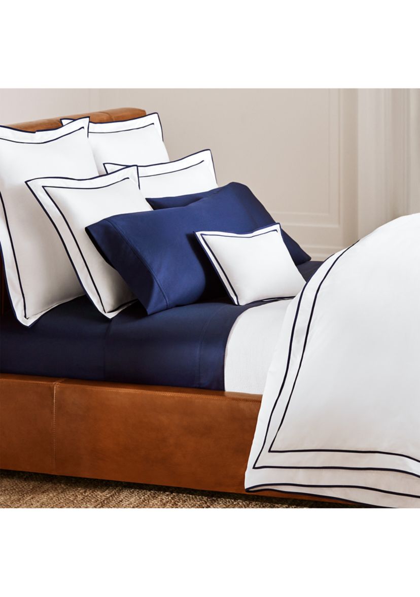 Spencer Sateen Border Throw Pillow