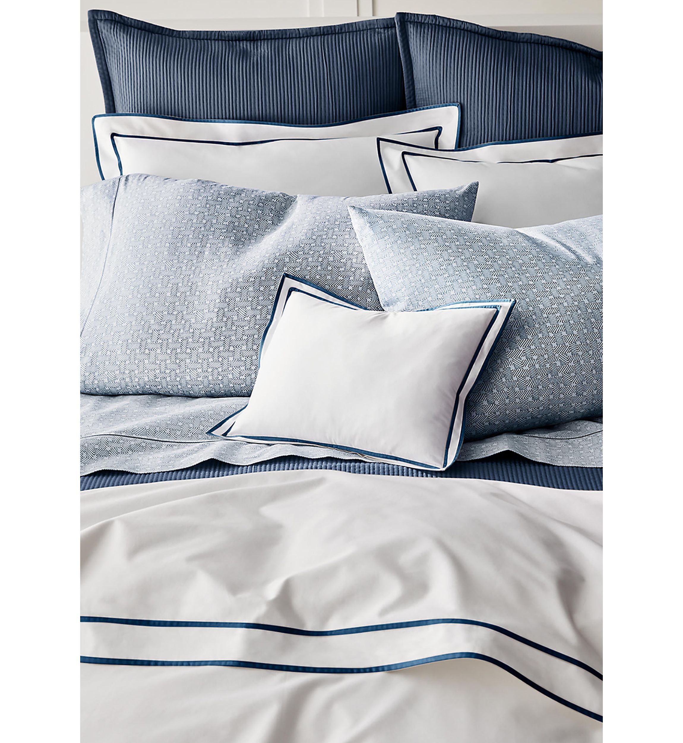 Spencer Sateen Border Sham