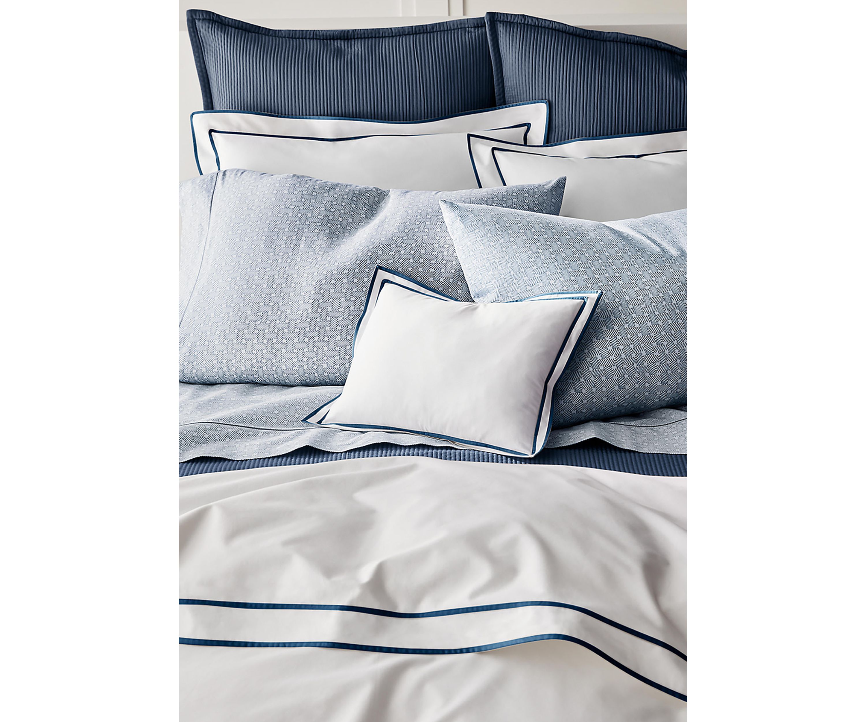 Spencer Sateen Border Sham