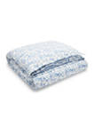 Rhyne Floral Flannel Comforter Set