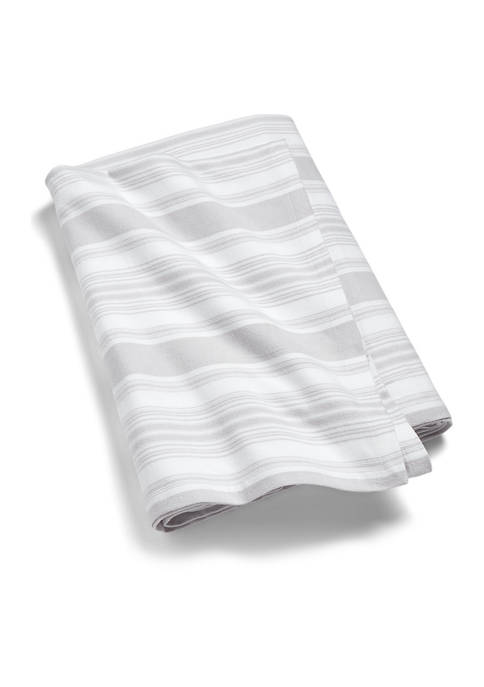 Lauren Ralph Lauren Home Carolyne Ticking-Stripe Bed Blanket