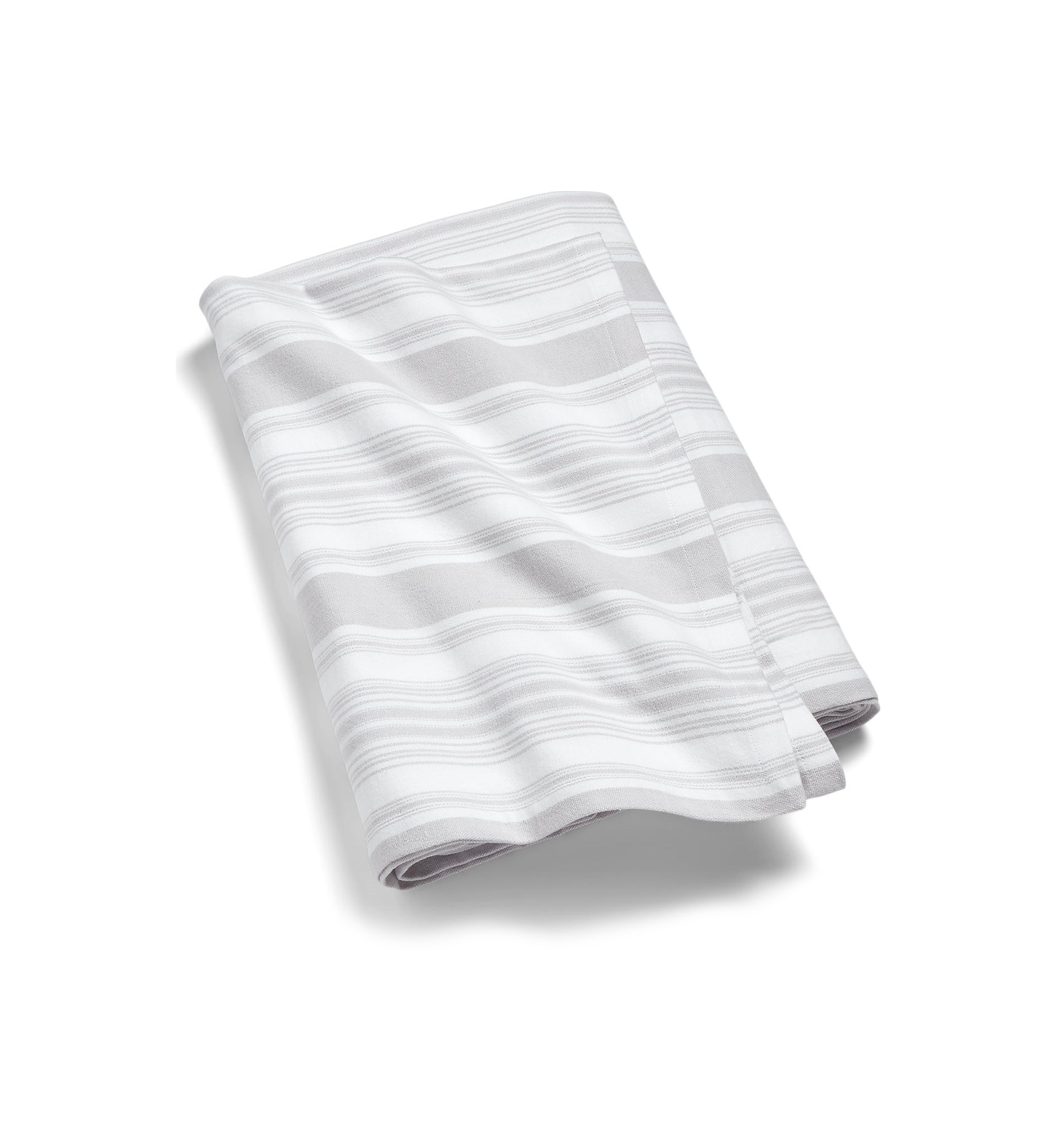 Carolyne Ticking-Stripe Bed Blanket