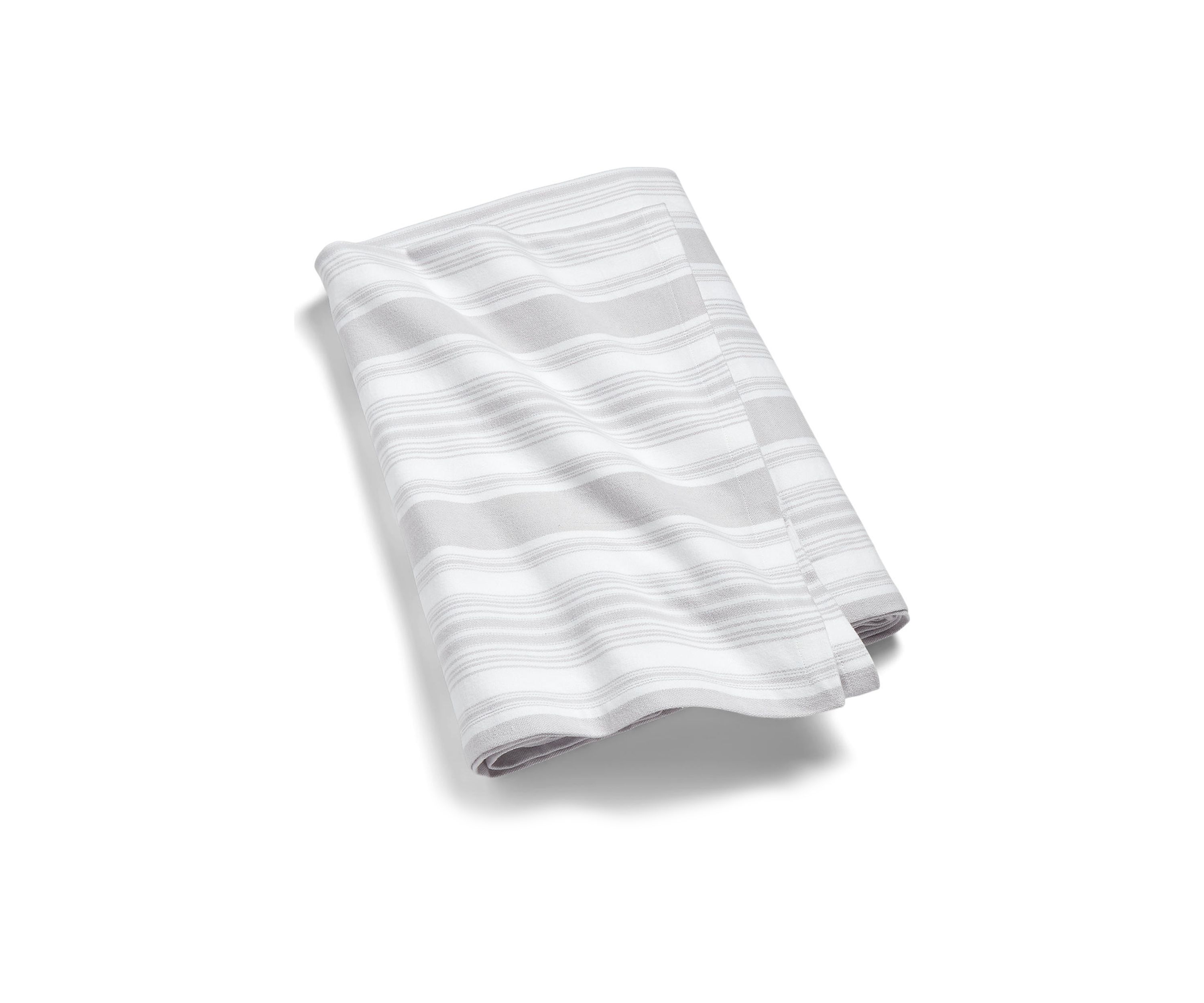 Carolyne Ticking-Stripe Bed Blanket