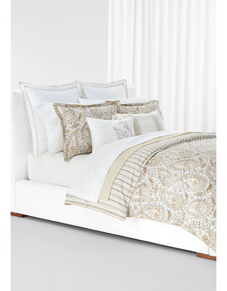 Rough Lauren king duvet cover and two king matching shams